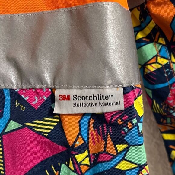 Workwear Hi Visibility Railroad Saftey Shirt Button Down Neon Orange Reflective - Picture 5 of 15